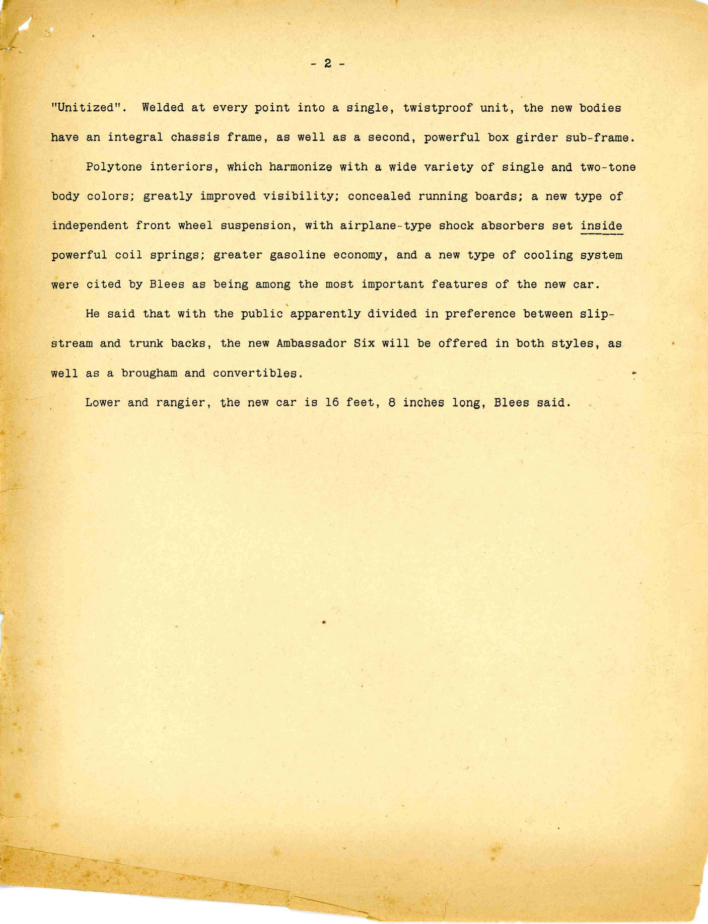 1941 Nash Press Kit Page 105